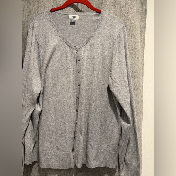 Lot of 2 one Black and one Gray Women's Cardigan Sweaters. Old Navy XXL - Picture 3 of 5
